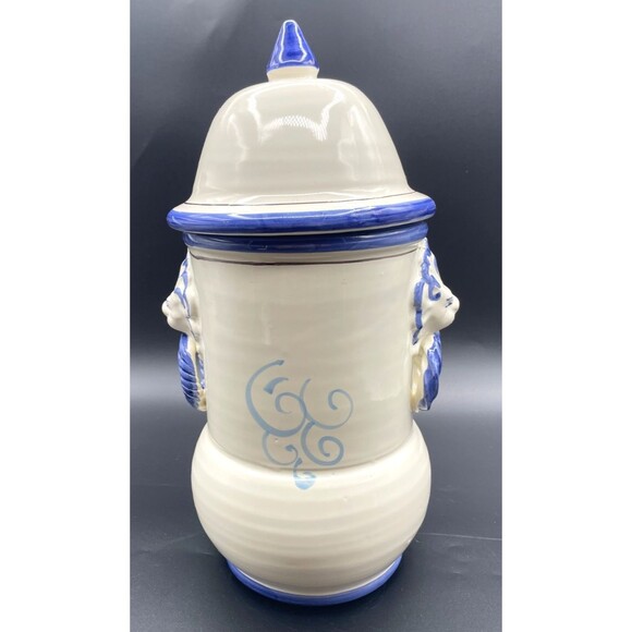 Di Camillo Biscotti 1920 Jar Hand Painted 13" Tuscany Italy Lemons MINT Conditio - Picture 8 of 15